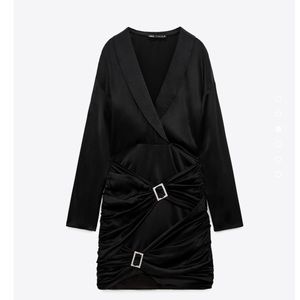 Zara Satin Effect Dress